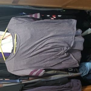 Wallflower L Purple Tied Top